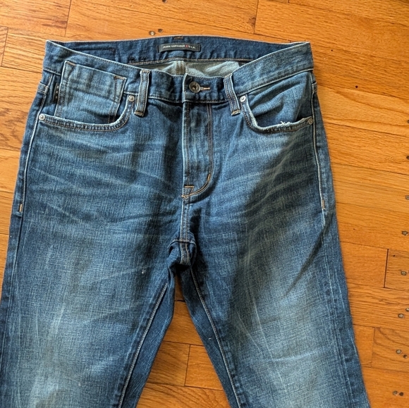 John Varvatos Distressed Ankle Jeans - Picture 3 of 6